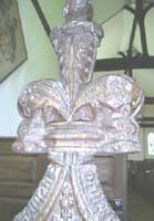 pew end at Badlesmere Church