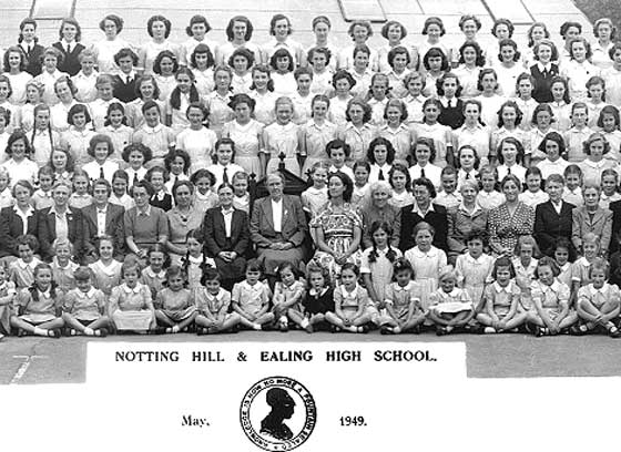 Notting hill and Ealing High School 1949